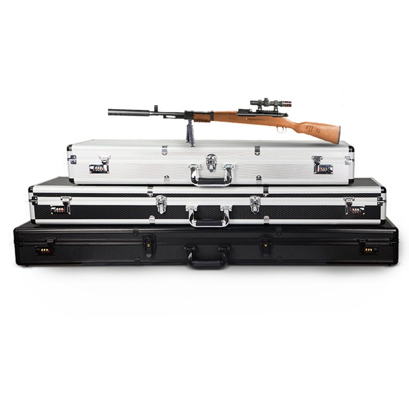 Custom OEM Aluminum Long Gun Case with Foam Insert detail 5