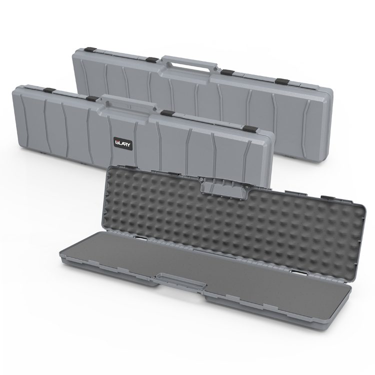 GLARY hunting long gun safe case box with pre-cut foam insert
