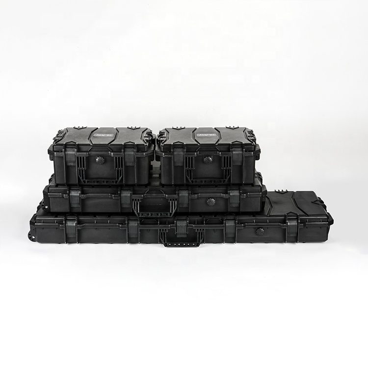 GLARY tactical IP67 hard gun case with wheels for rifles