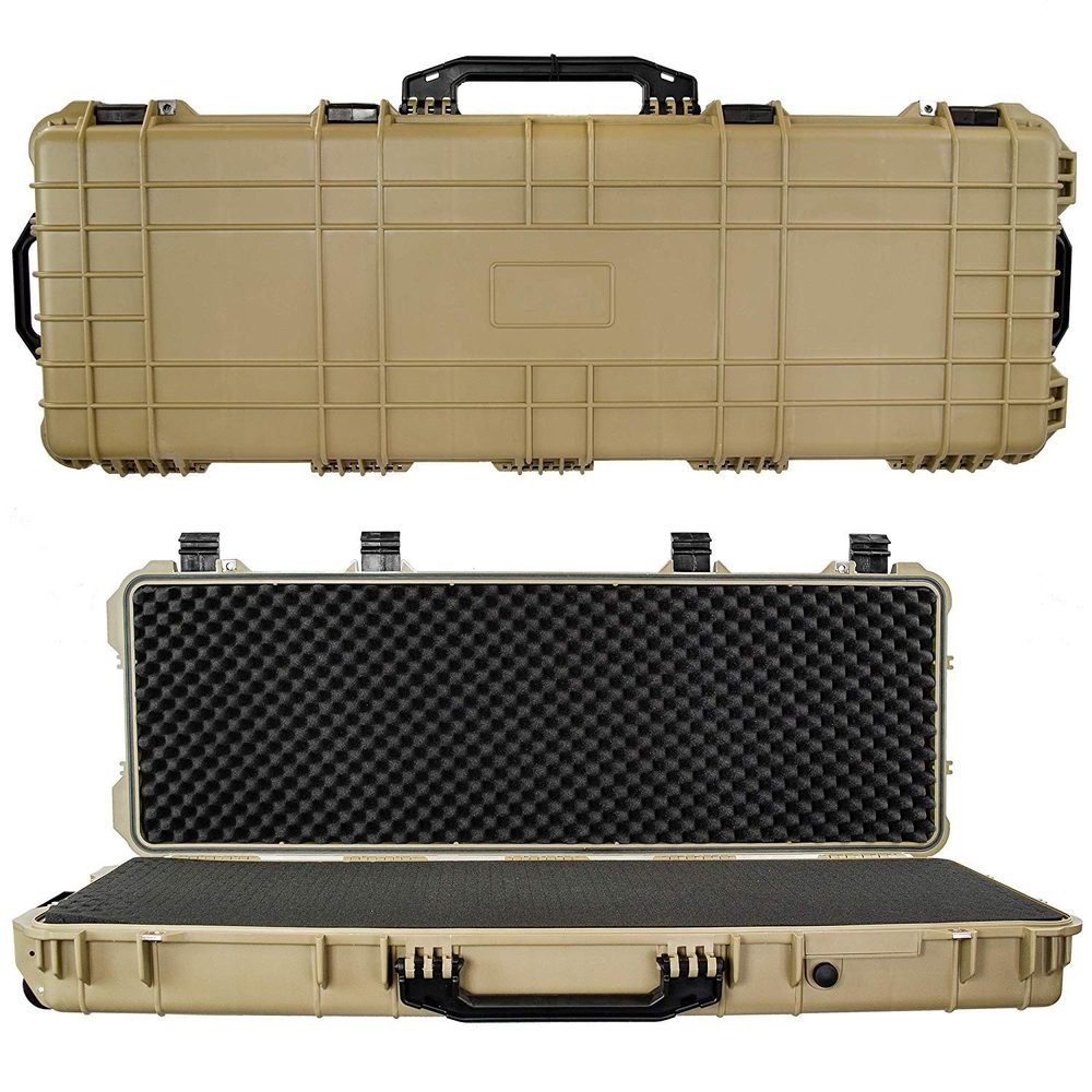 Plastic Hard Gun Case with Wheels