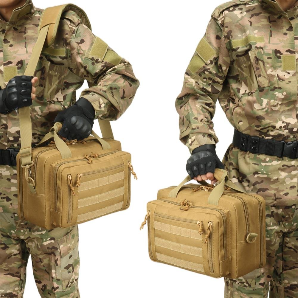 Tactical Gun Range Bag with MOLLE