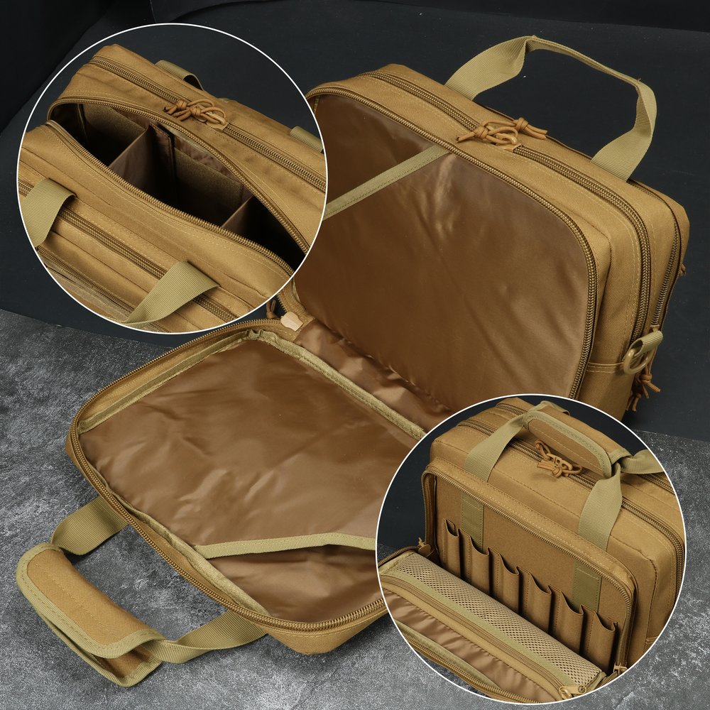 Tactical Gun Range Bag with MOLLE detail 5