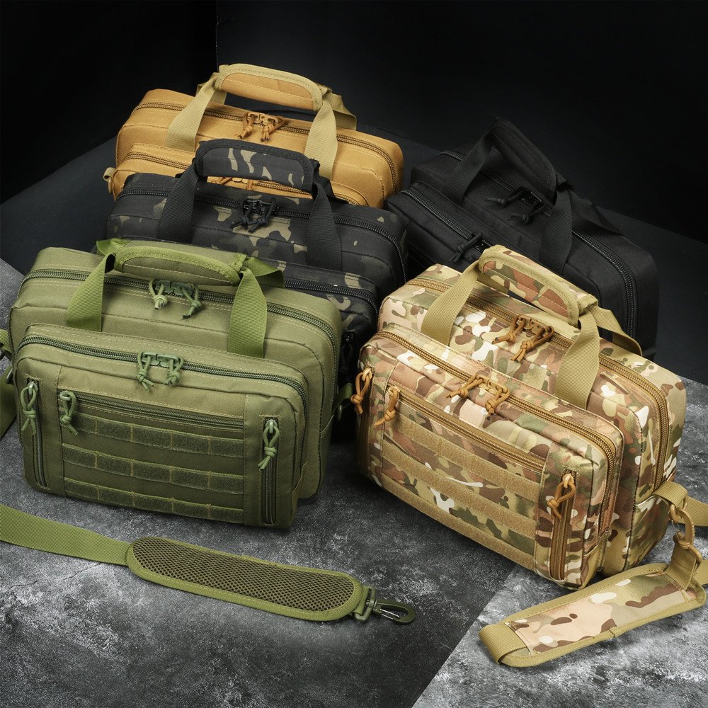 Waterproof Gun Case Bag with Lockable Zipper