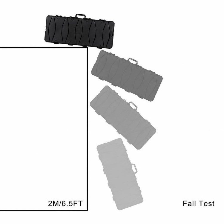 Waterproof Gun Case with Wave Sponge detail 4