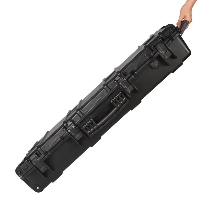 Waterproof Shockproof Long PP Gun Case with Foam detail 4